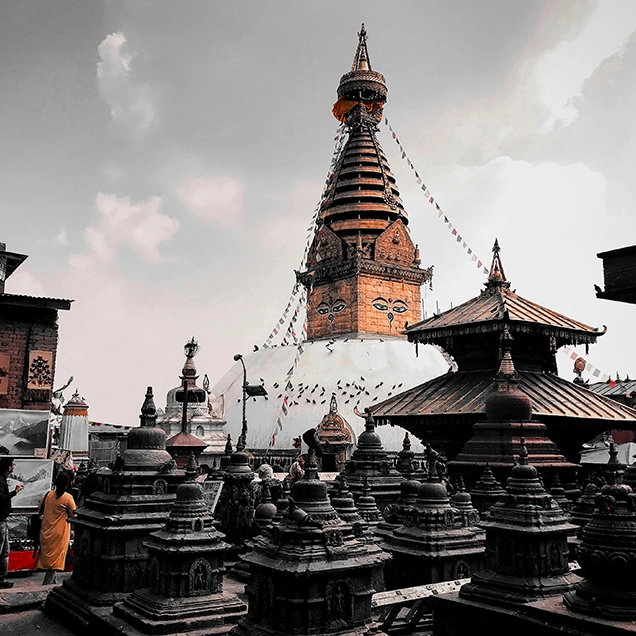 Swayambhu Mahachaitya, Nepal